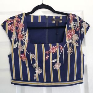 NWT BCBG MaxAzaria Crop Top